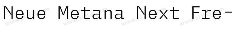 Neue Metana Next Fre字体转换